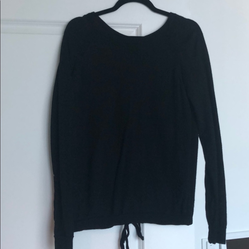 Lululemon tie back sweater